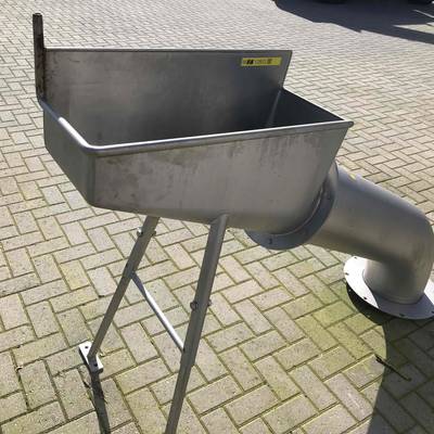 Stainless steel trough